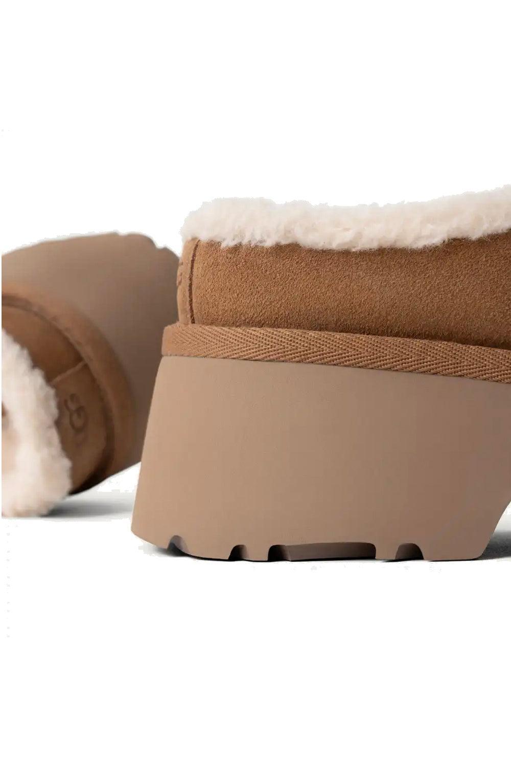 W New Heights Cozy Clog Chestnut