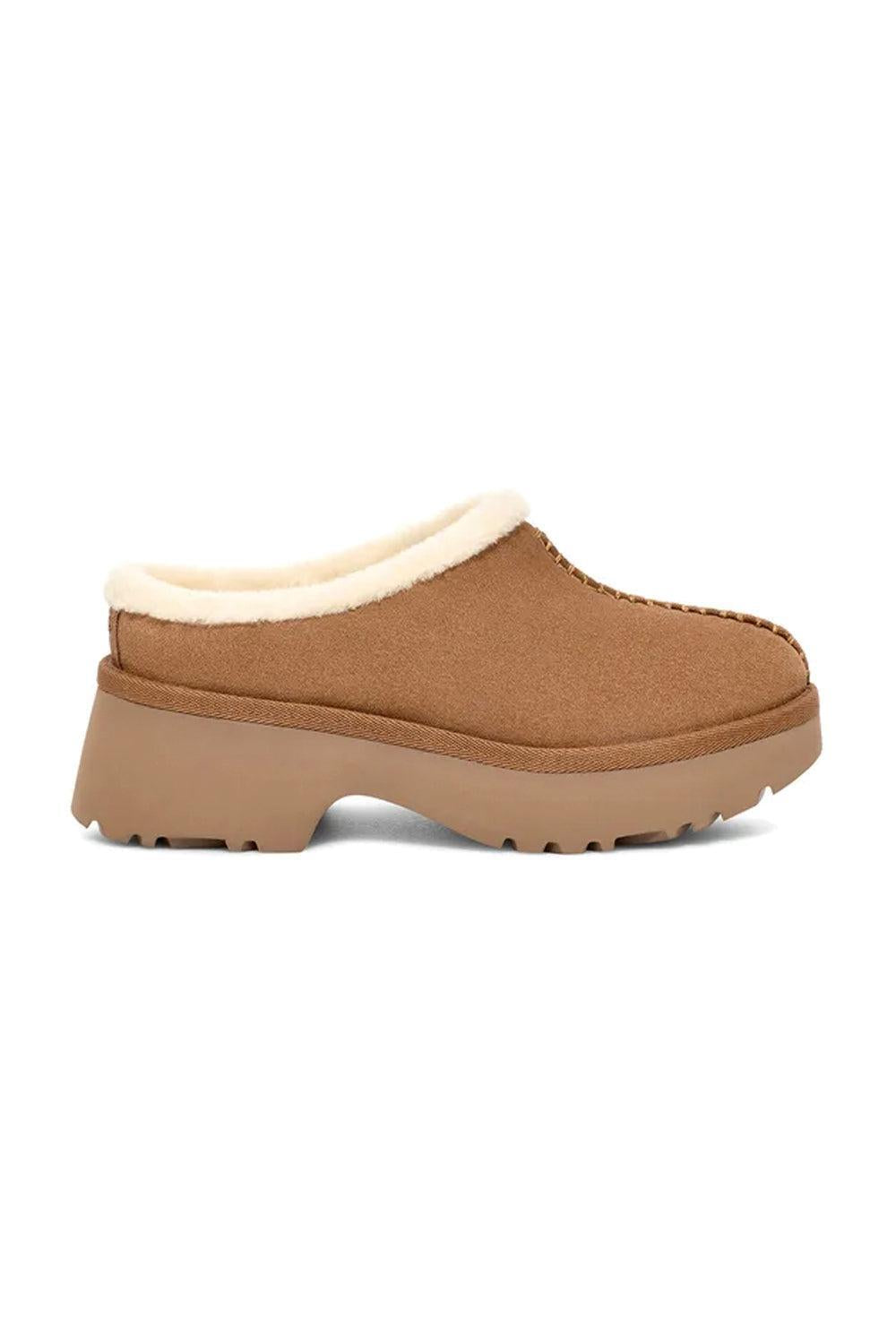 W New Heights Cozy Clog Chestnut