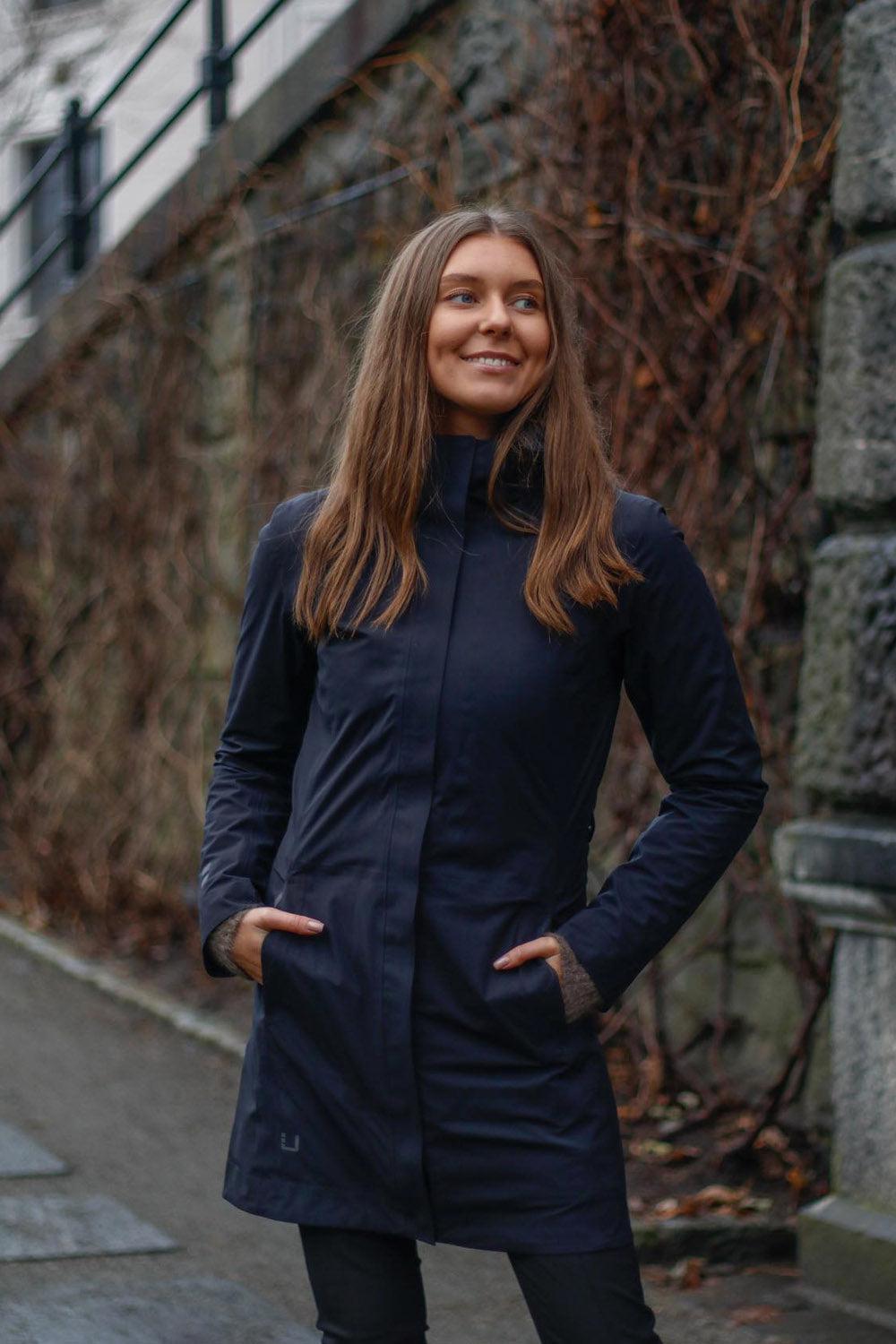 W Nova Coat Navy