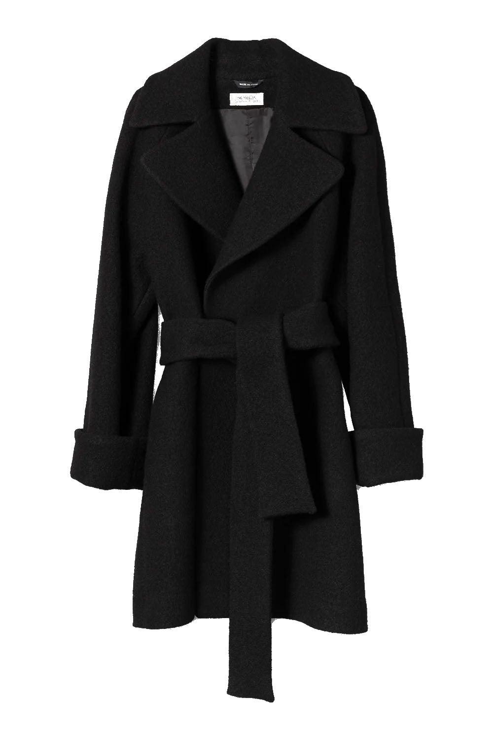 WMN Wool coat mid black