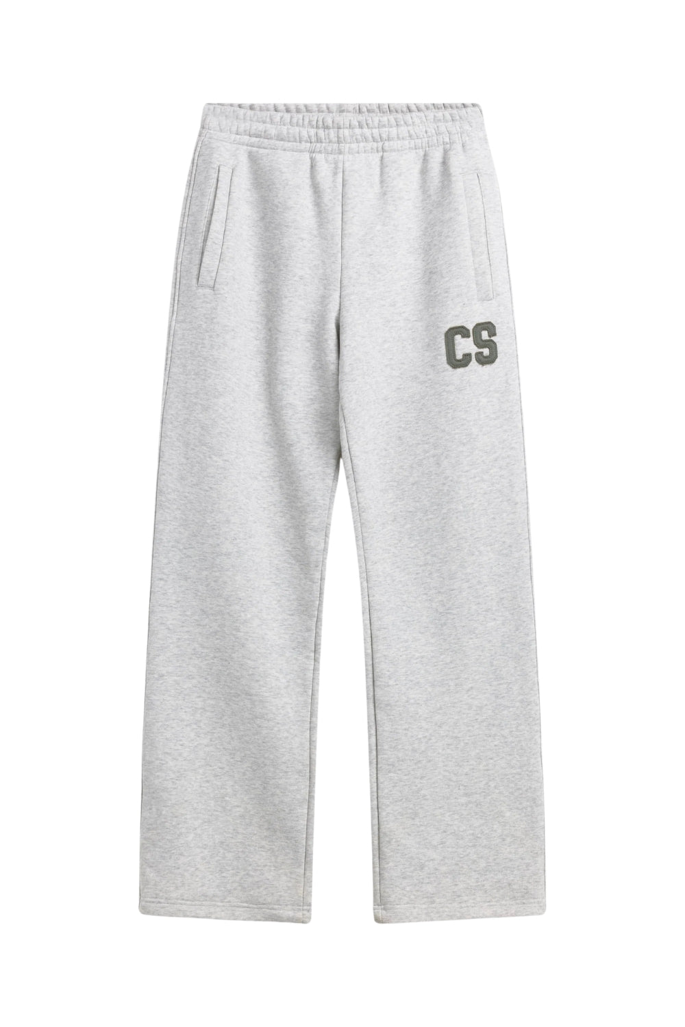 W. CS SL Sweatpants Grey Melange w. Khaki