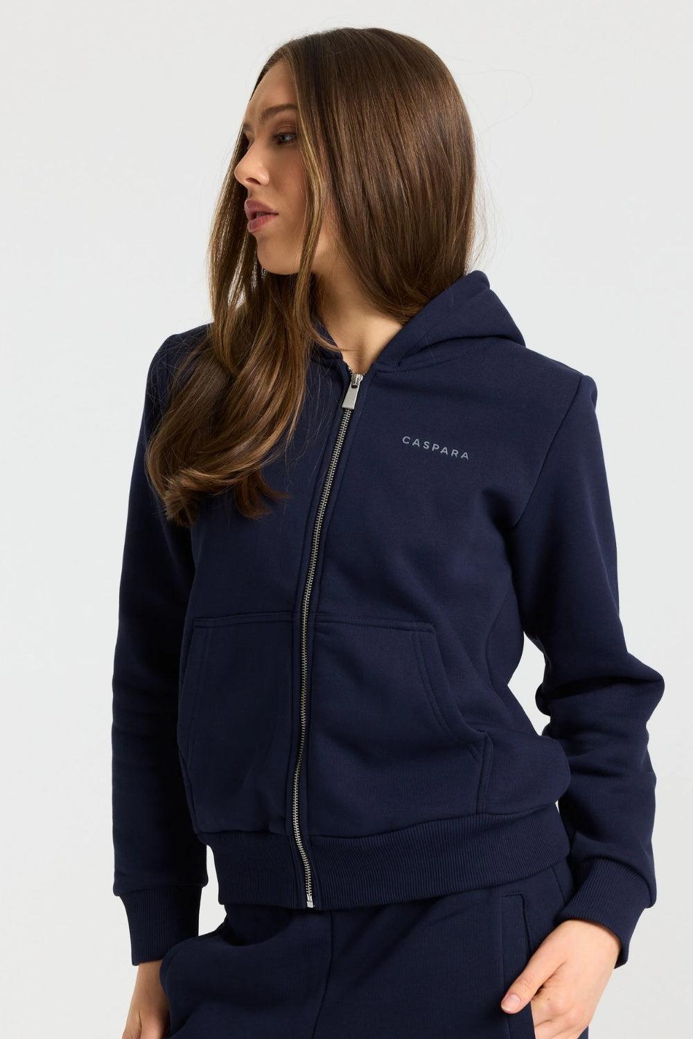 W. Cosmo Zip Hoodie Navy