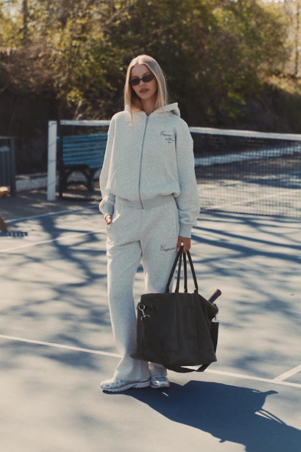 W. Racquet Club SL Pants Grey Melange