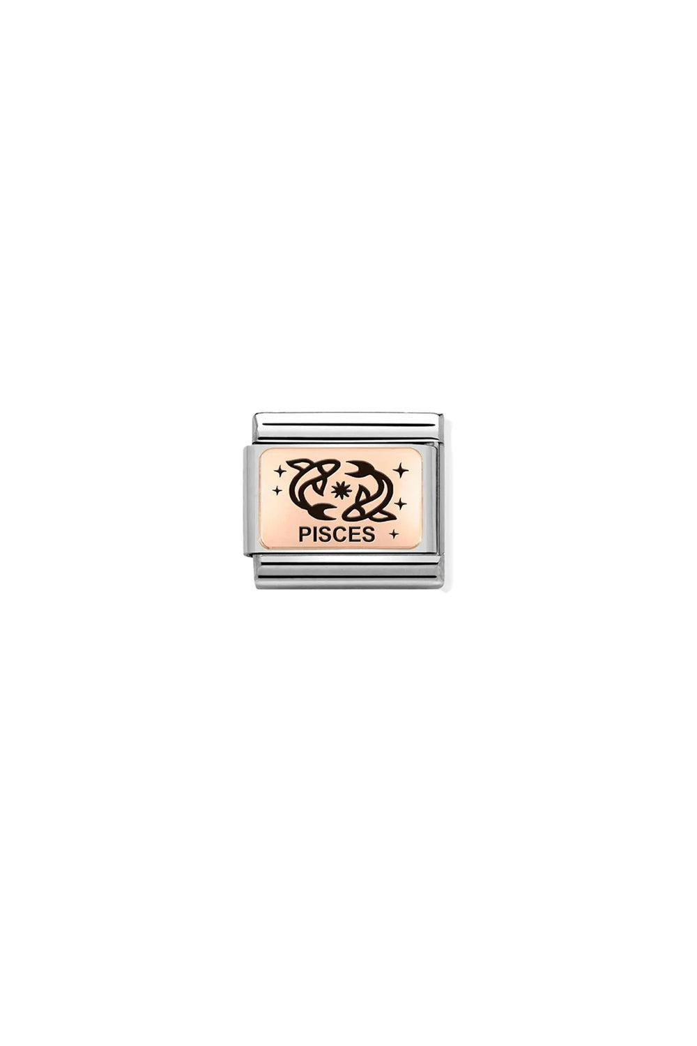 ZODIAC 9K Rose Gold Pisces