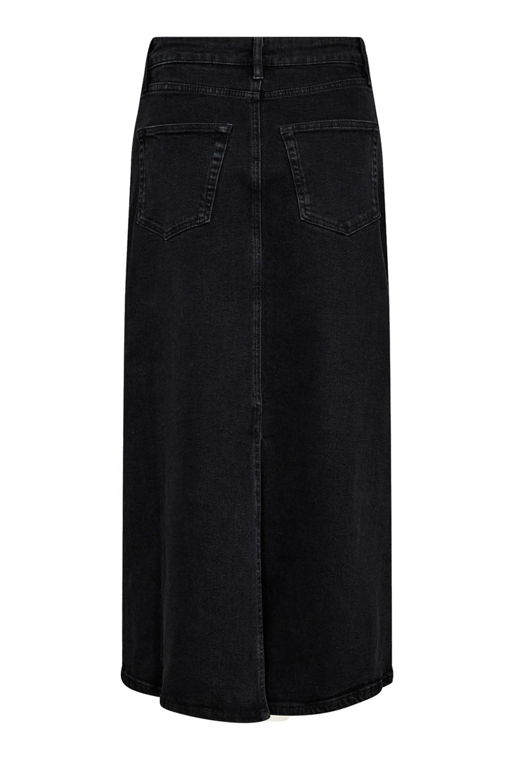 Zoe maxi skirt wash faded black