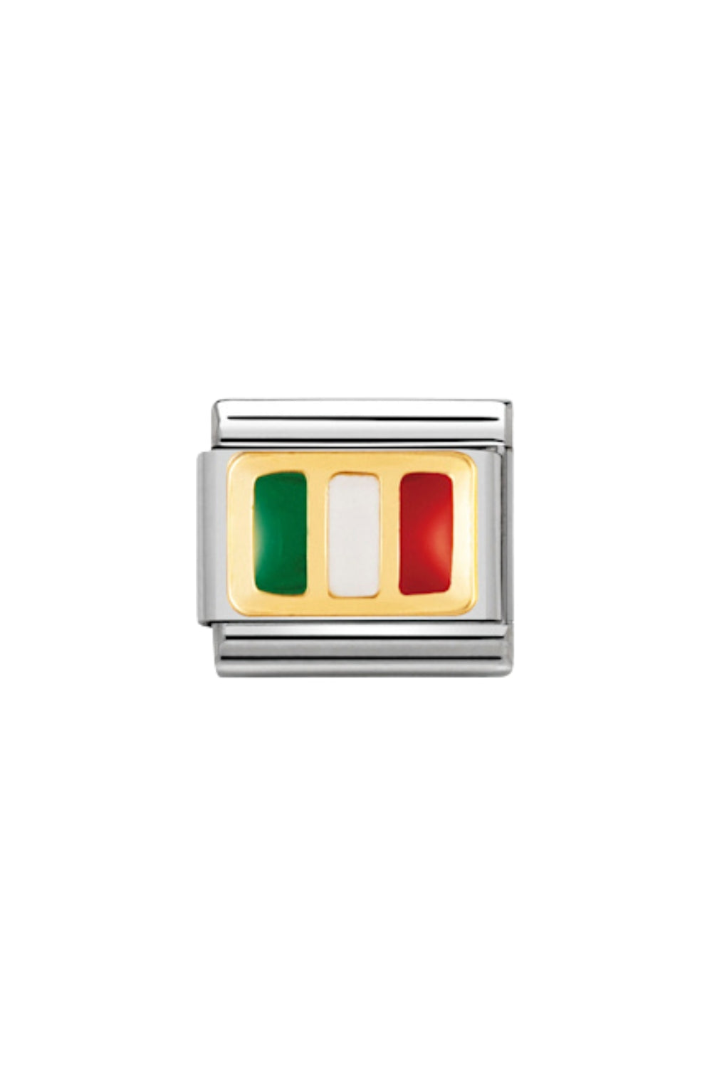 Flag 18k Gold & enamel Italy