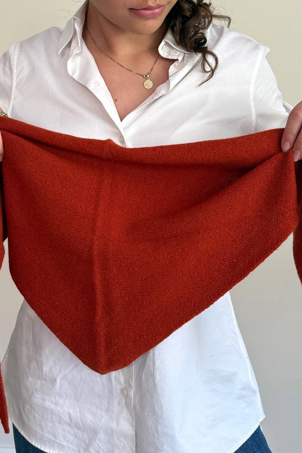 Trekantskjerf Brick Red