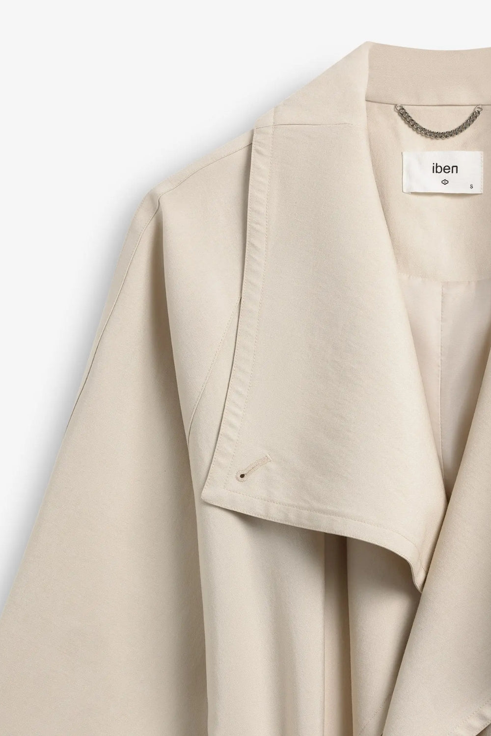 Atari Oversized Trenchcoat Dove White