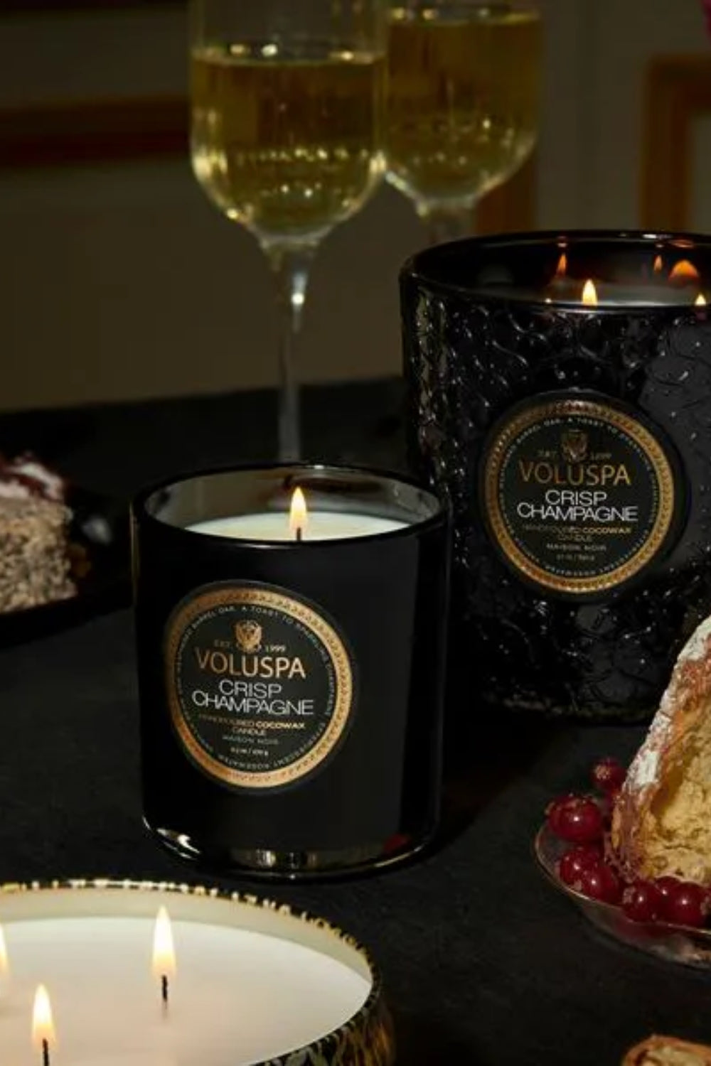 Large Jar Candle 510g Crisp Champagne