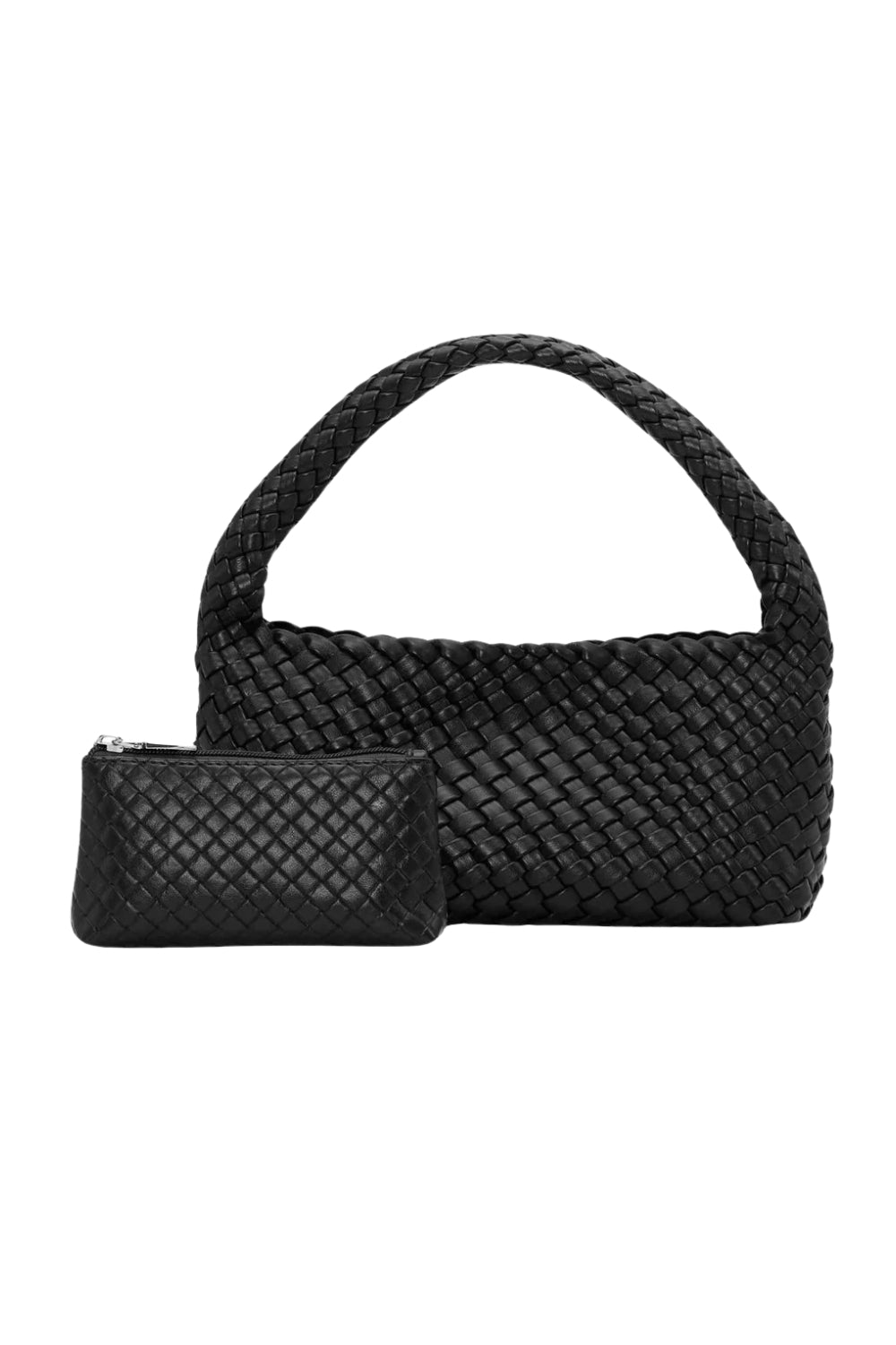 Woven Mini Bag Pouch Black