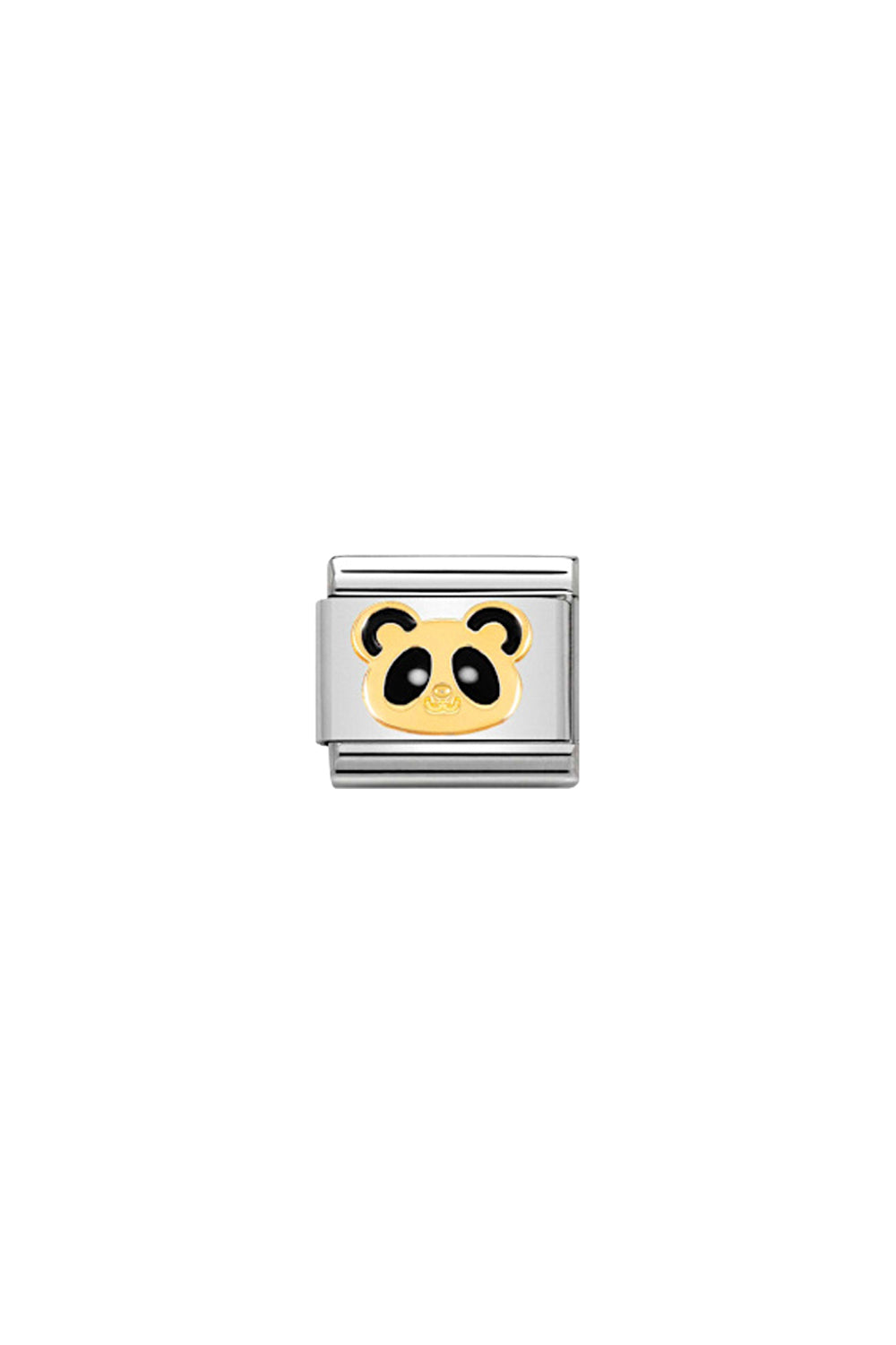 Animals 18k Gold & enamel Panda face