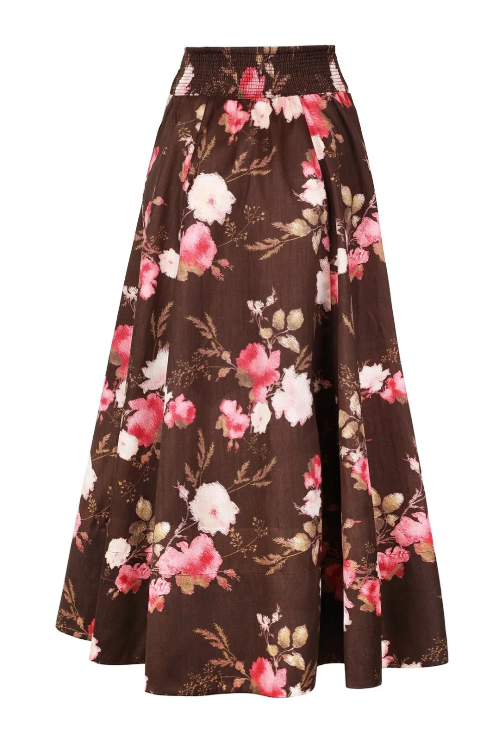 Taffeta Maxi Skirt Soft Bloom