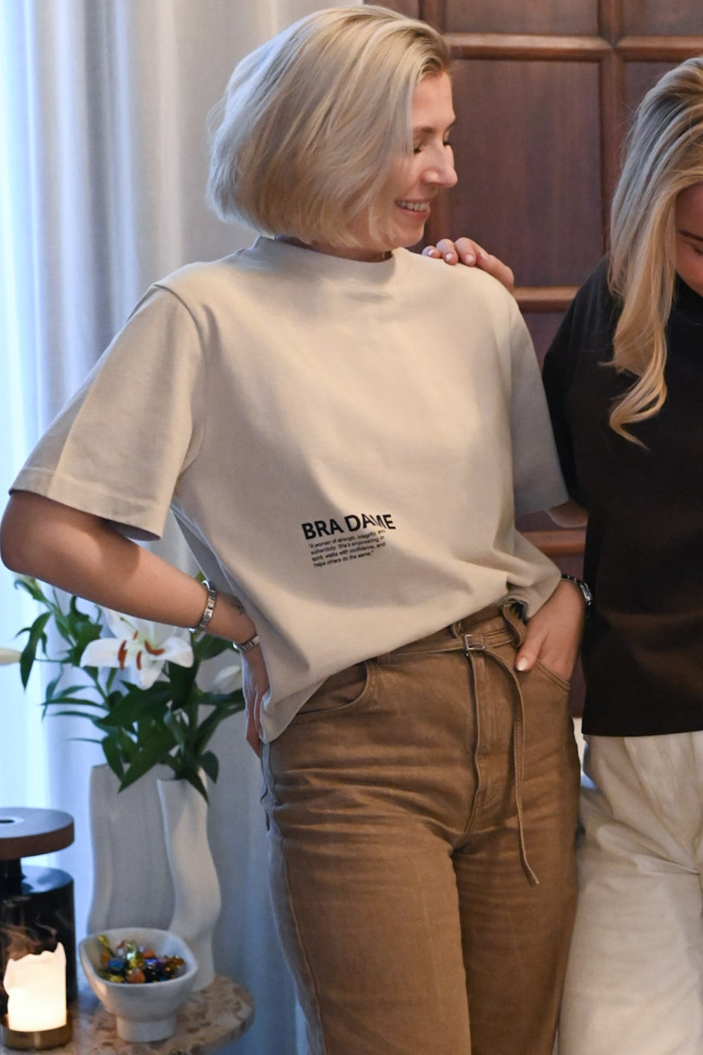 BRA DAME TEE Worn White