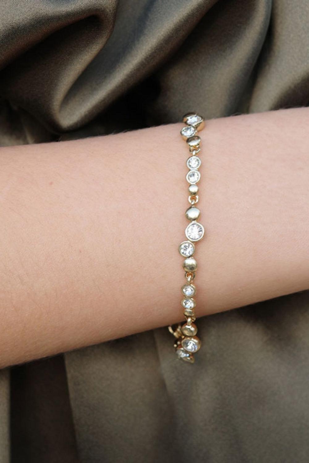 bracelet sweet droplets w/crystal