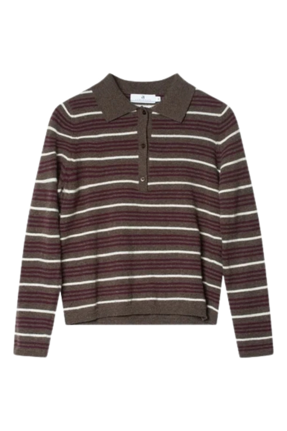 Cassie Stripe DK Brown Combo