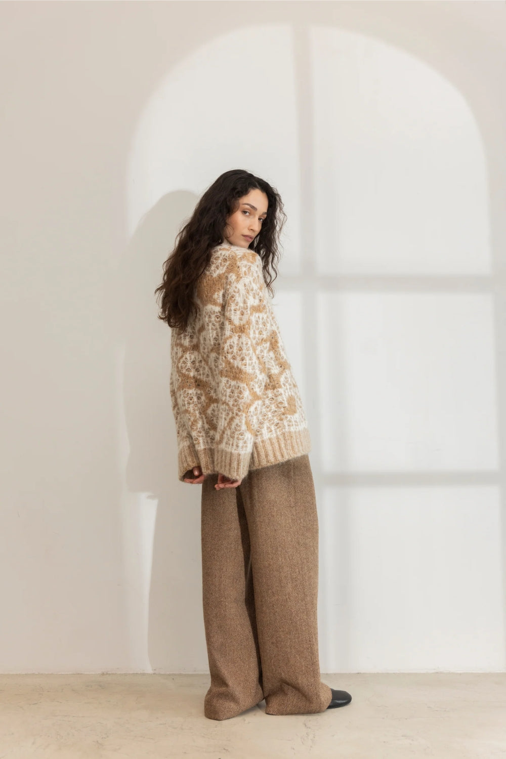Bonnie Knit Camel