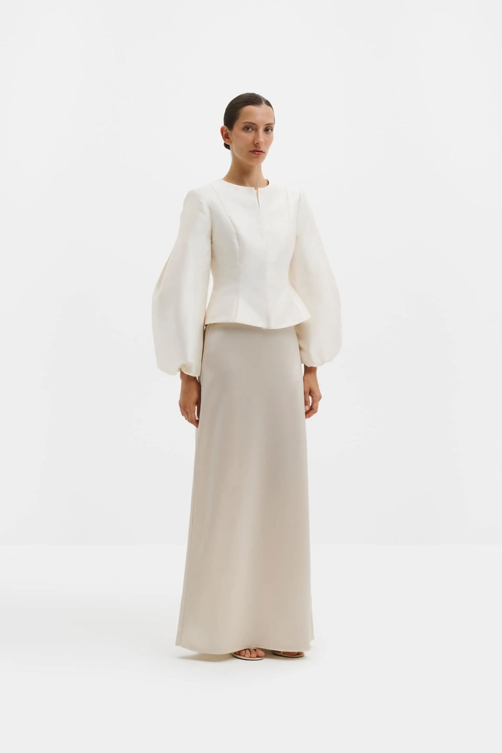 Vendela Ballon Sleeve blouse Ivory