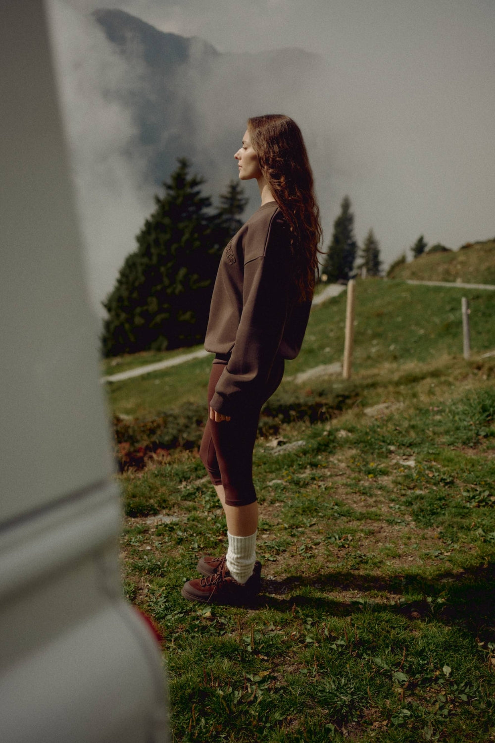 W. CS Crewneck Espresso