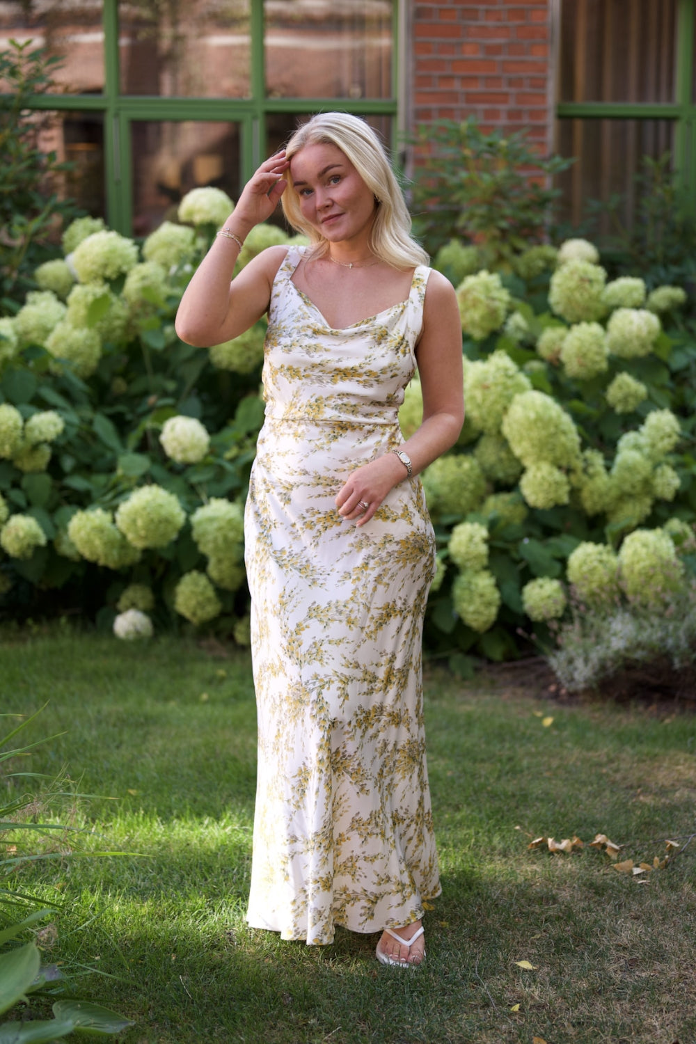 Anna Dress Yellow Mimosa