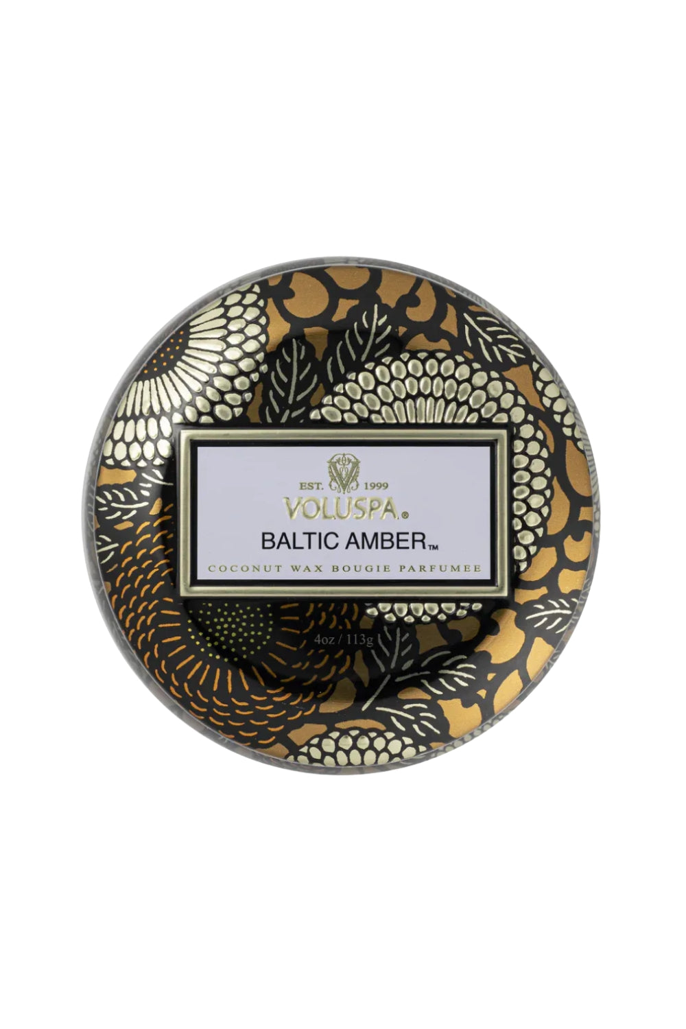 Mini Tin Candle Baltic Amber