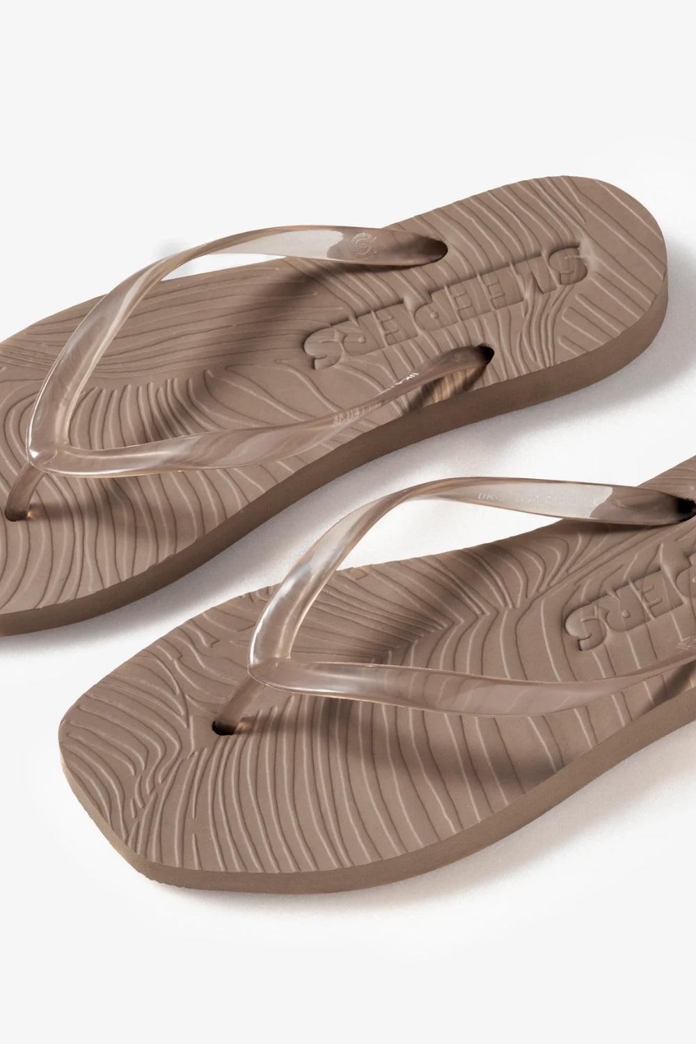 Sleepers Tapered Sand Trans Flip Flop