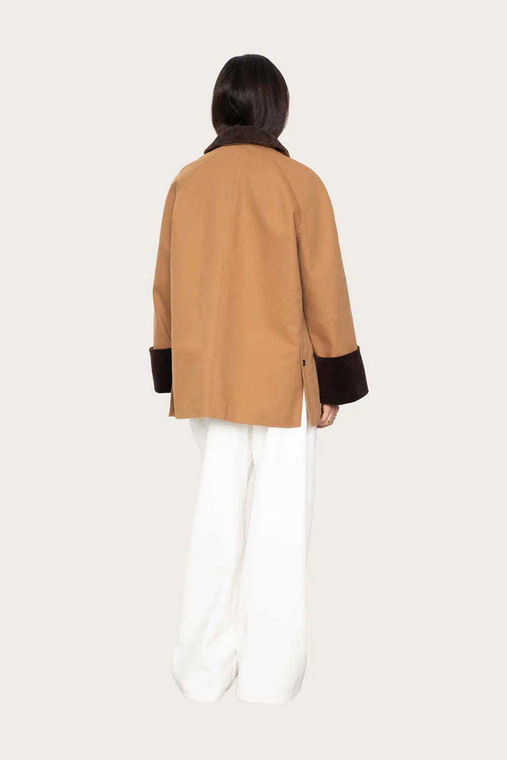 Heather Jacket Dark Camel