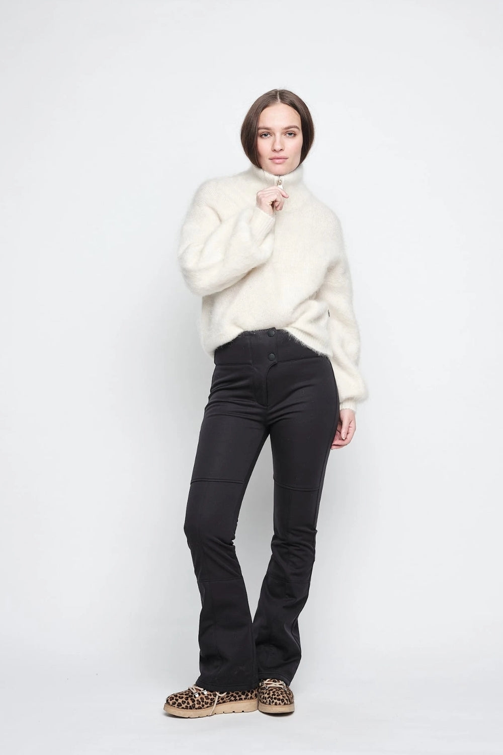 Li Chunky Sweater Bright White