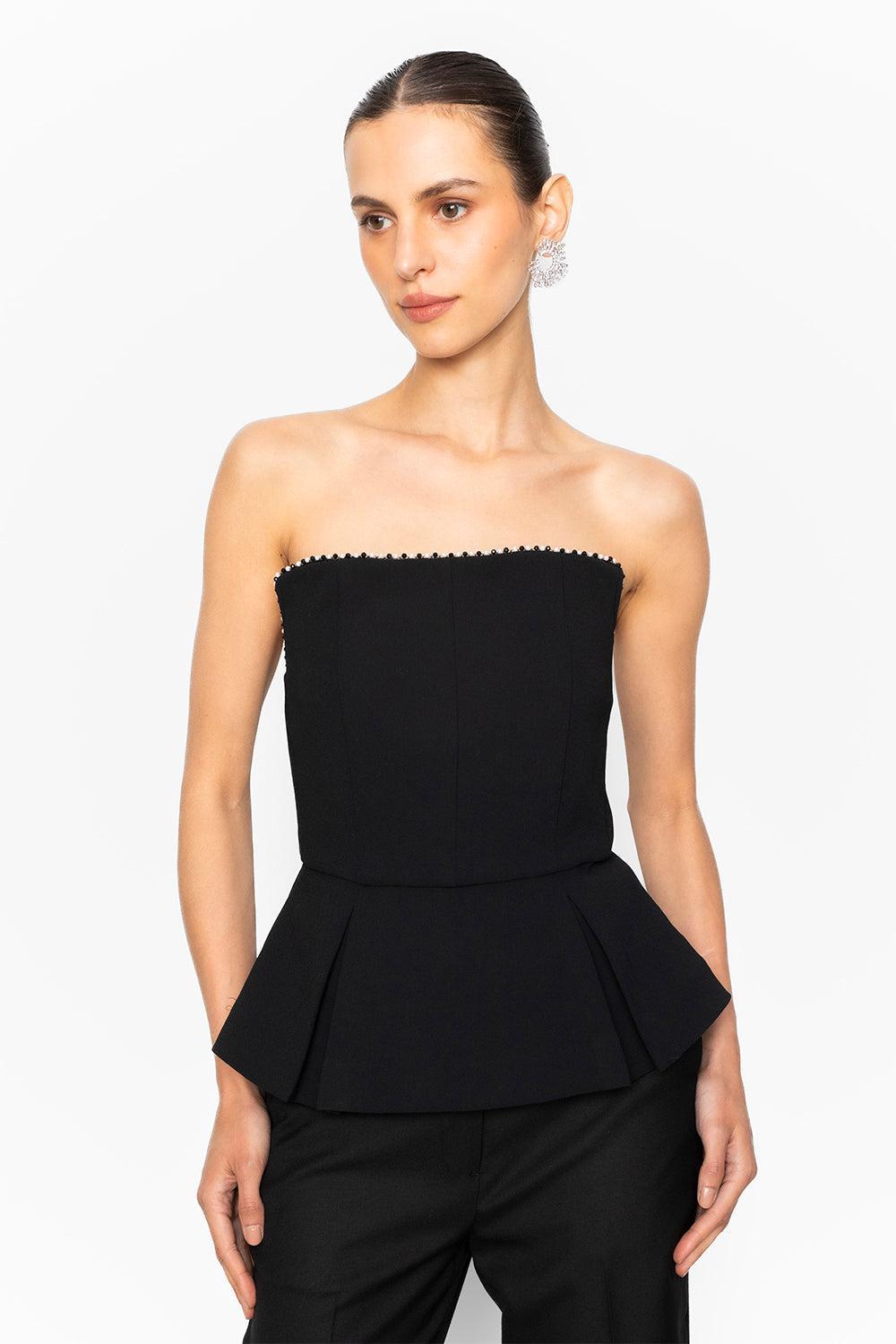 daxi strapless top