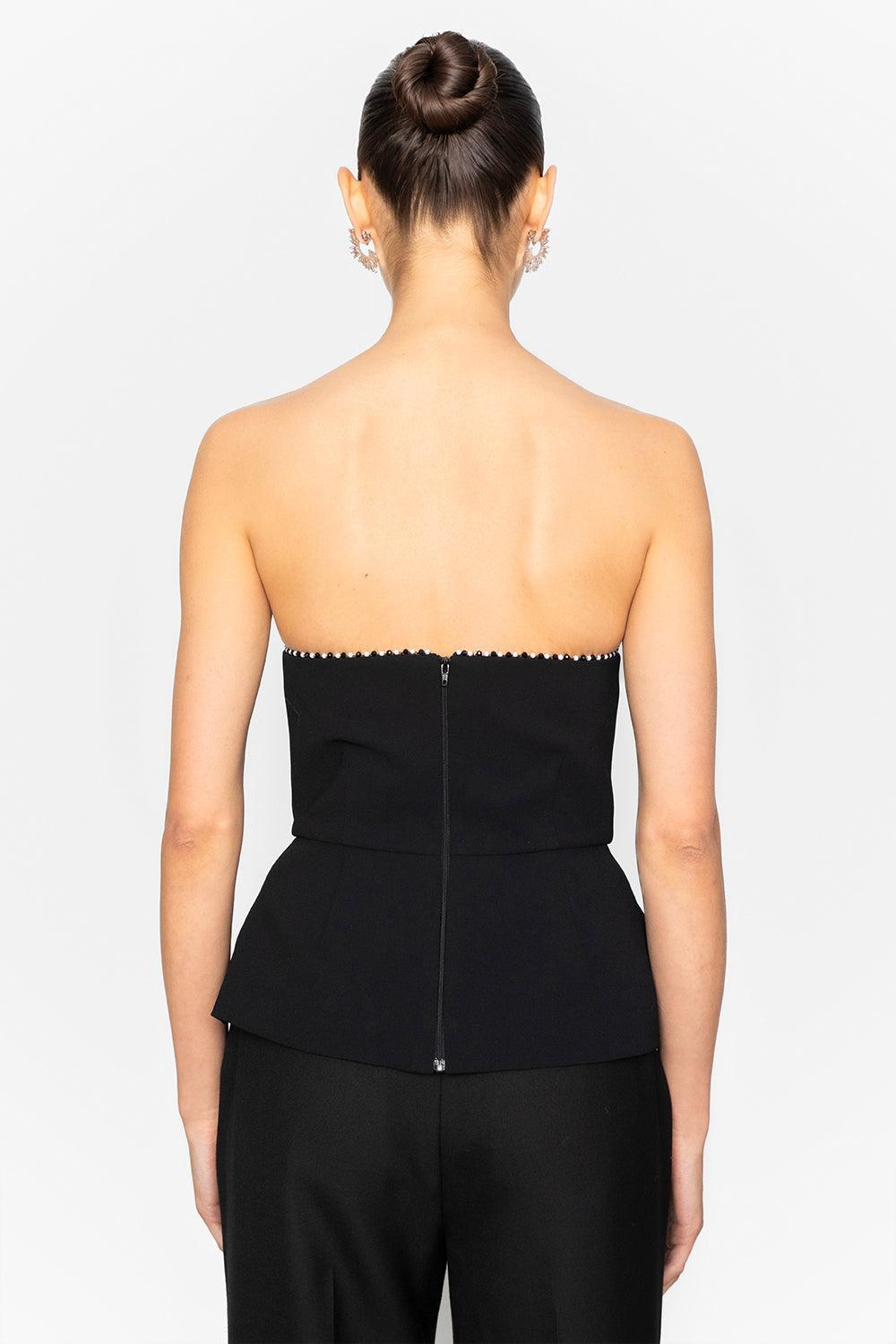 daxi strapless top
