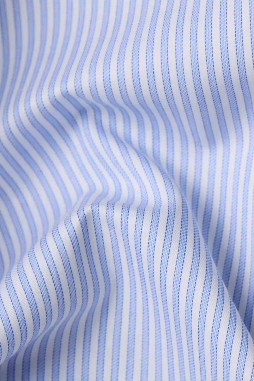 Anne Striped Shirt Skyblue/White