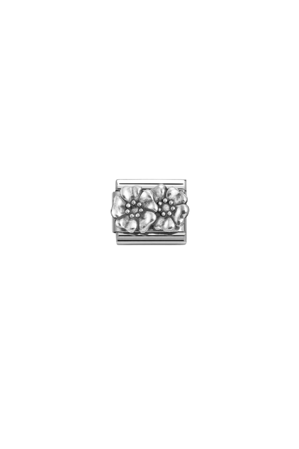 Oxidised Symbol925 Sterling Silver Flowers