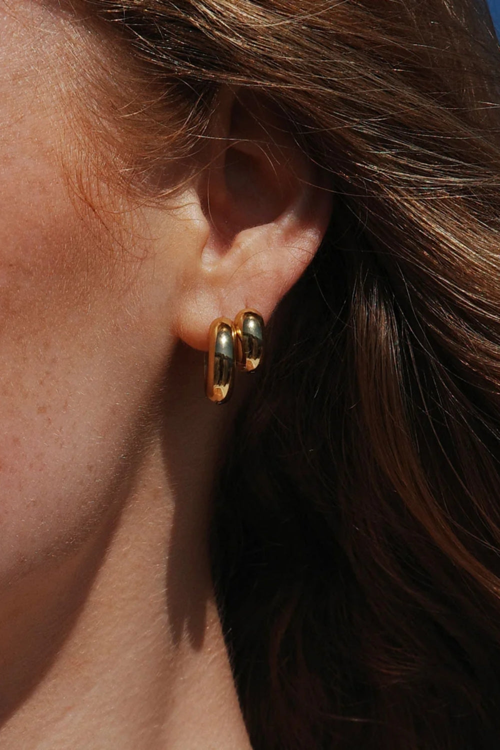 Creol Steel 14K Earrings