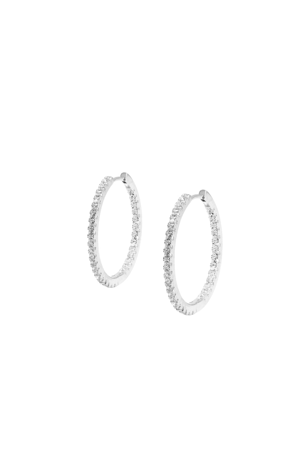 Eterno Hoops 20mm Silver