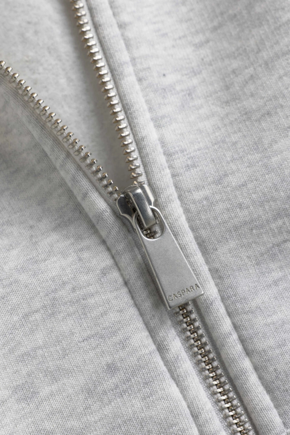 W. CS Zip Hoodie Grey Melange w. Khaki
