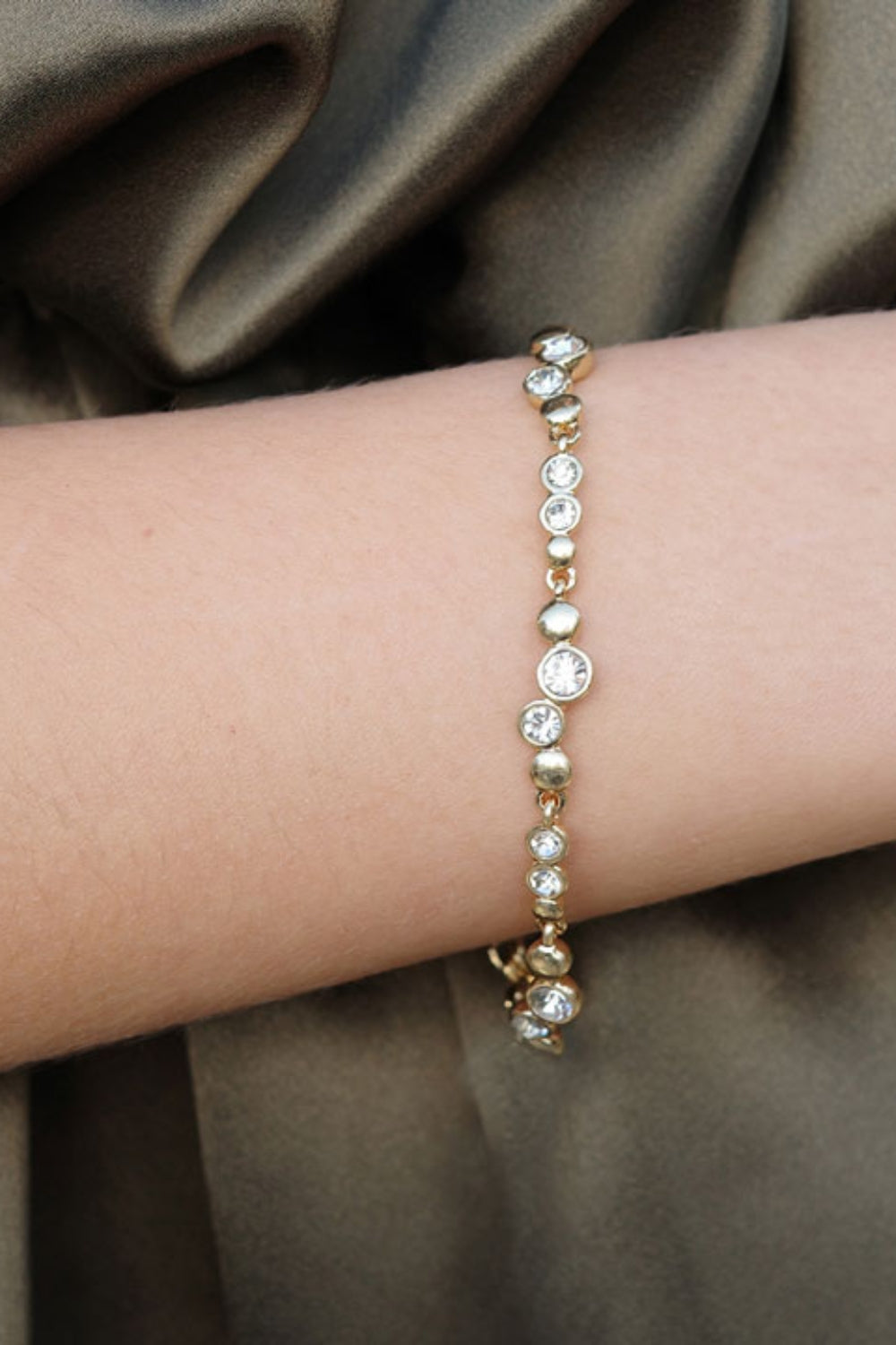 bracelet sweet droplets w/crystal
