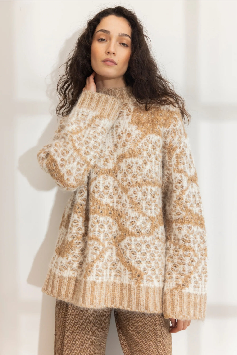 Bonnie Knit Camel