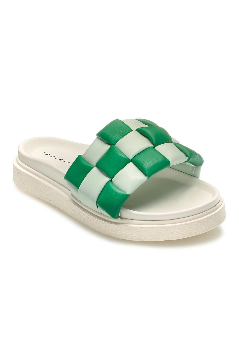 Braided-Leather-Green