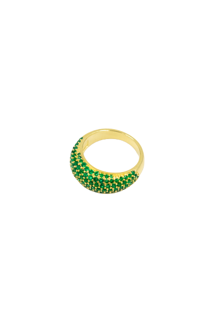 Diamond-Dome-Ring-Green