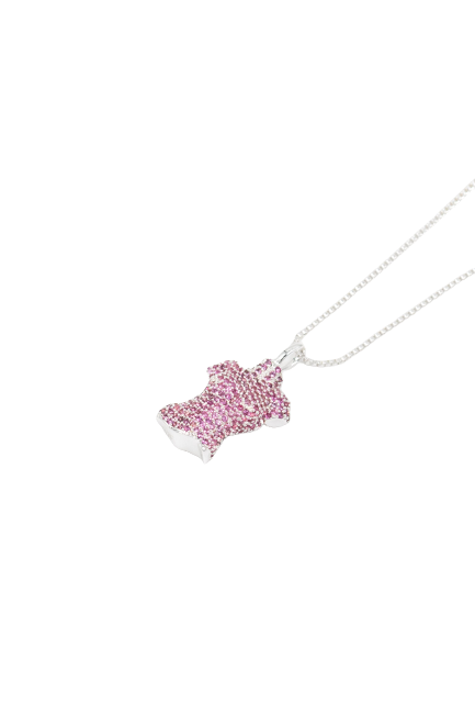 Diamond-Figure-Necklace-Pink