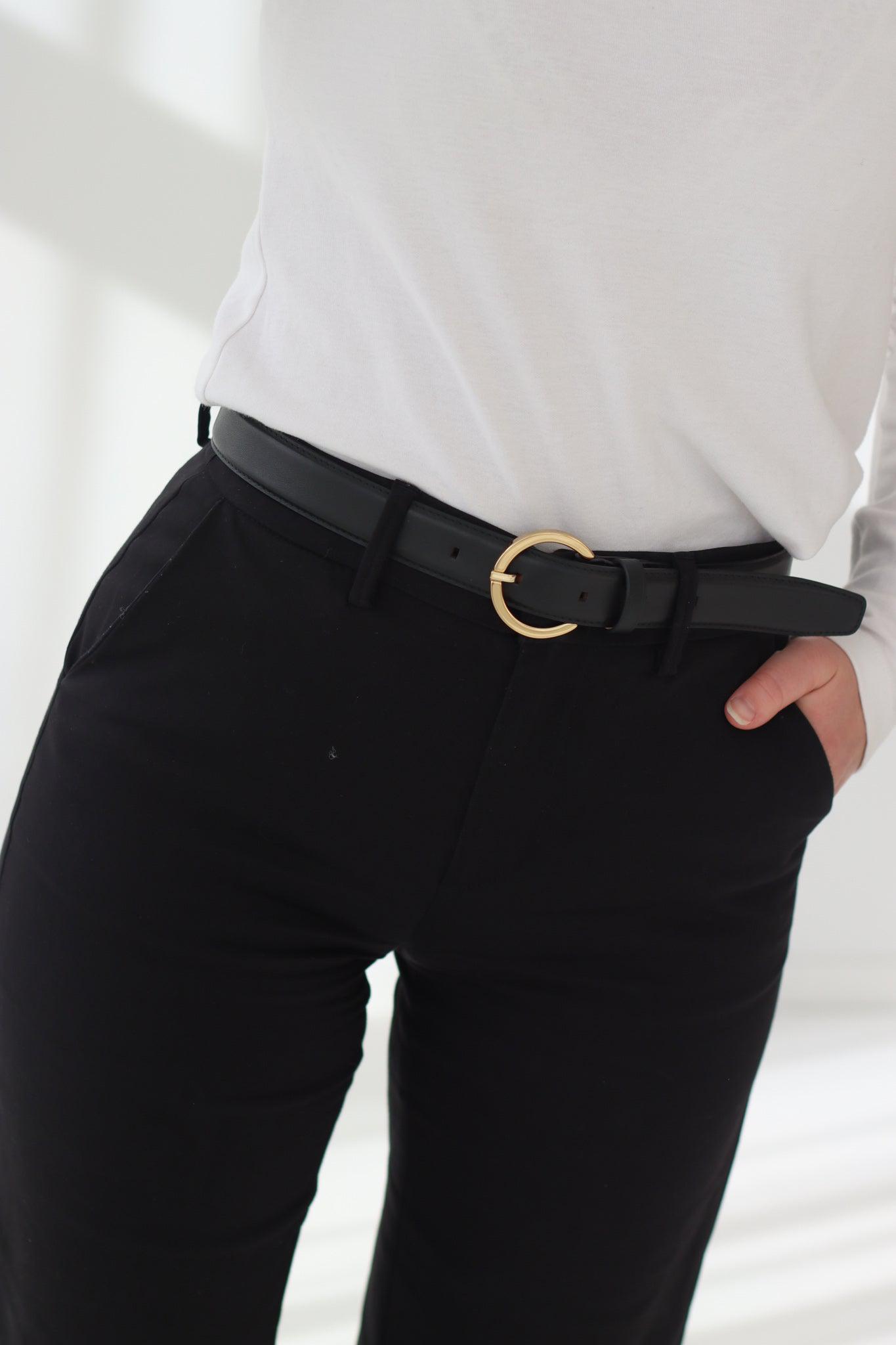 Nubuck-Leather-Belt-Black