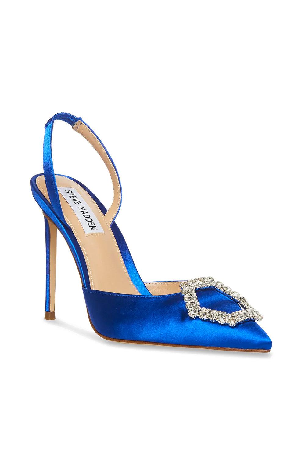 Vionnet-Sandal-Blue-Satin