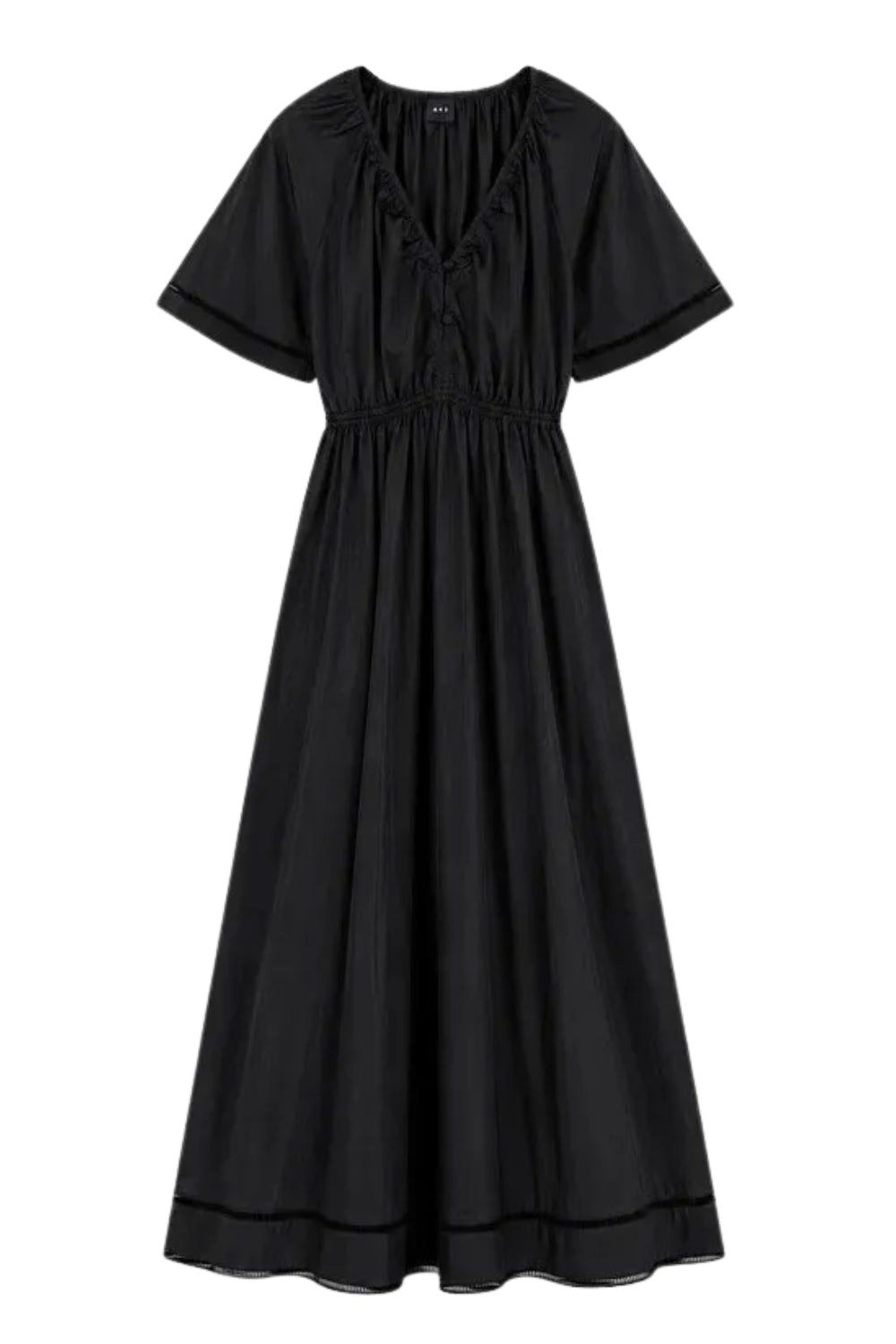 Fiola Poplin Dress Black