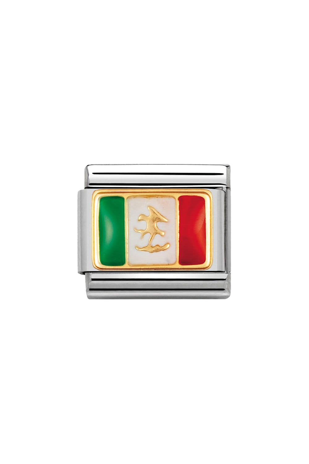 America 18k Gold & enamel Mexico