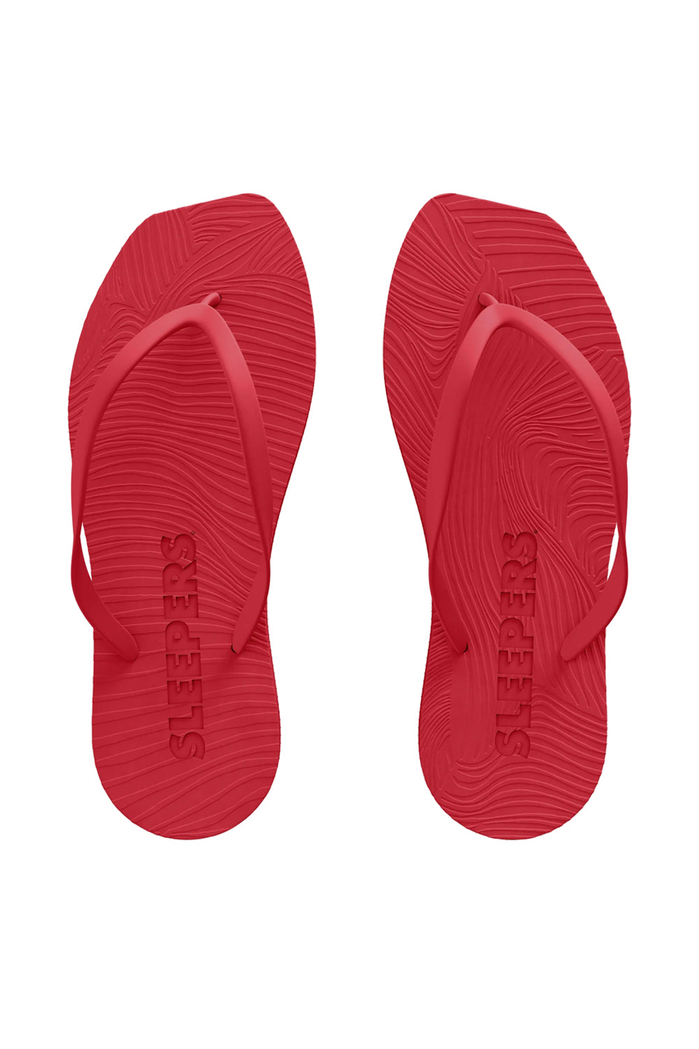 Sleepers Tapered Red Flip Flop