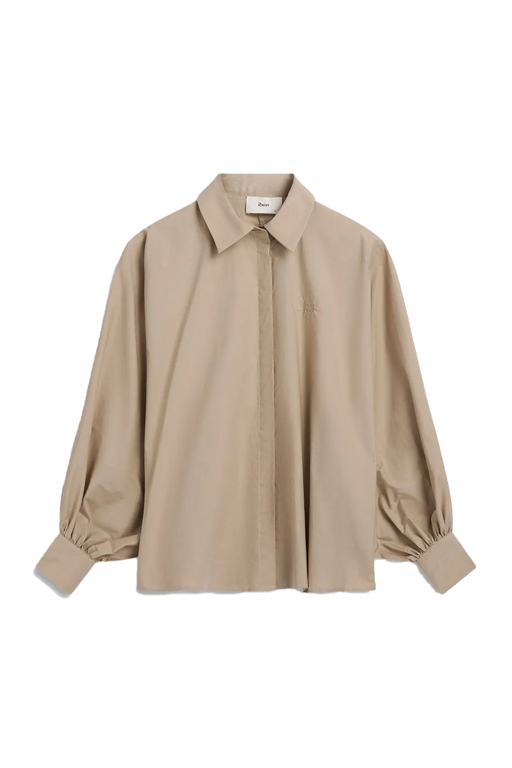 Muse Poplin Shirt Sand Stone