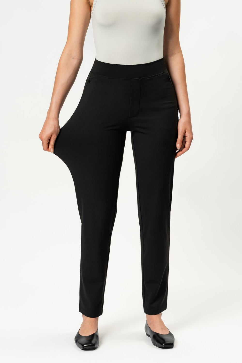 Asana Slim Pant Black 32"