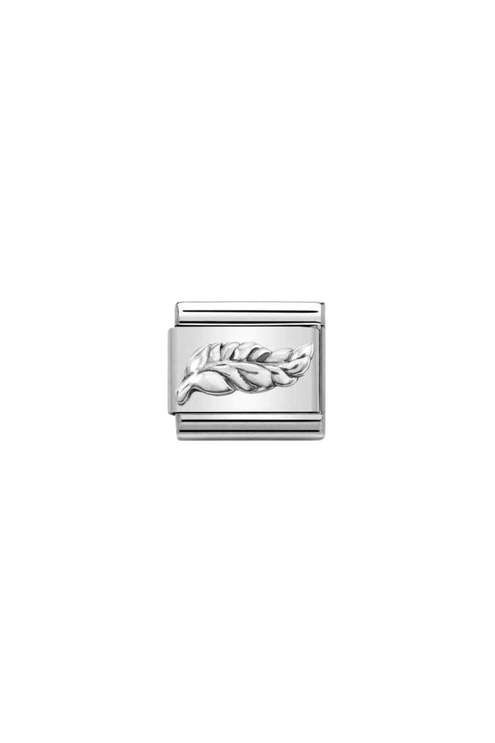 Oxidised Symbol 925 Sterling Silver Feather