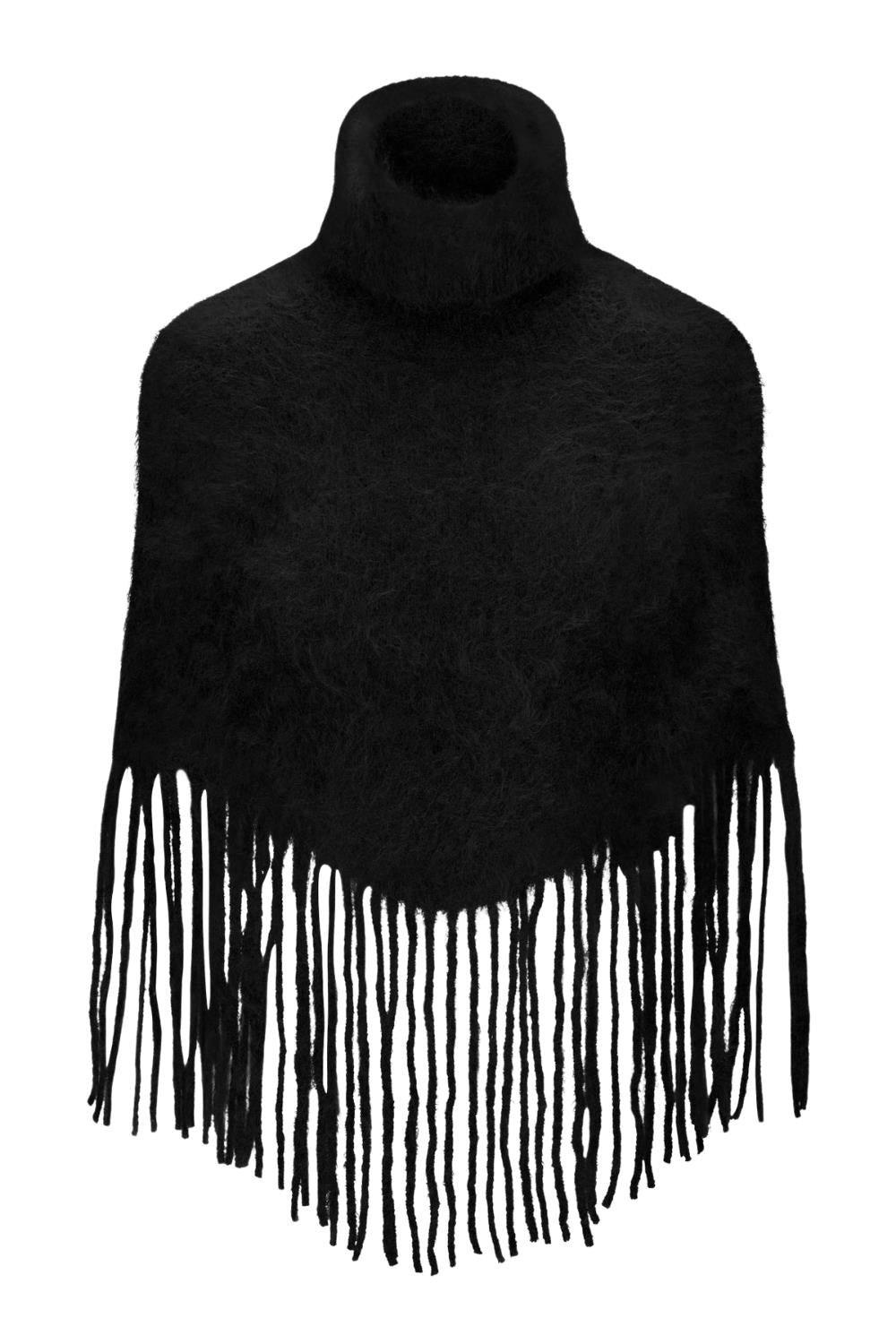Nikola Chunky Poncho Black