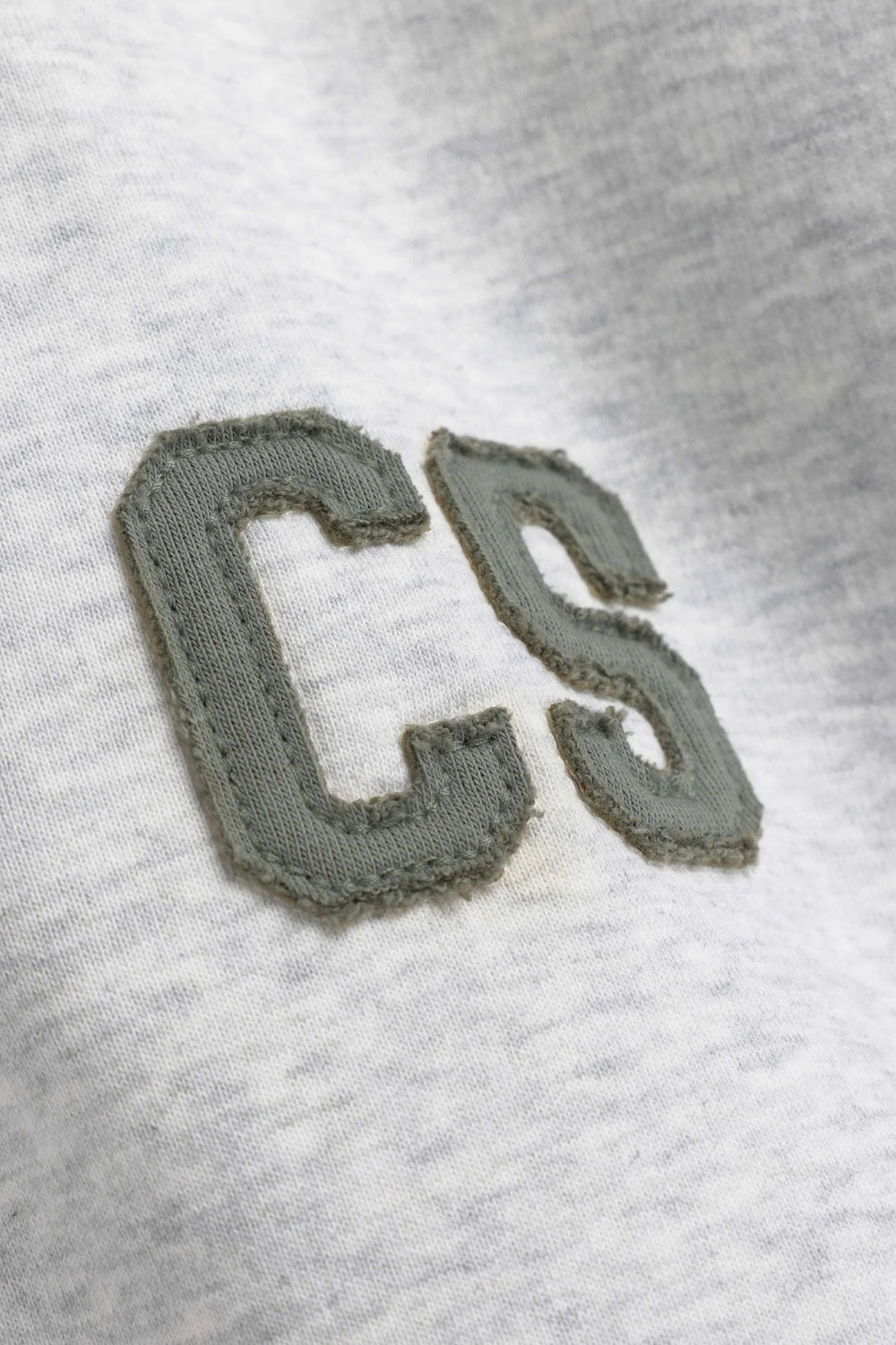 W. CS Rugby Shirt Grey Melange w. Khaki