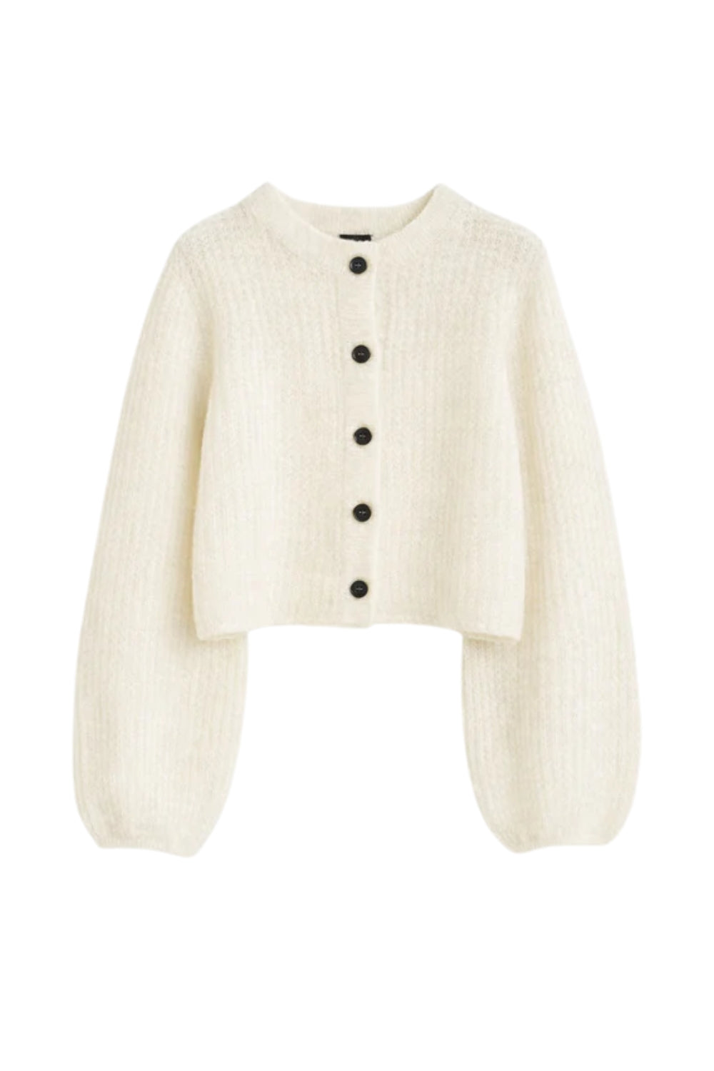 Sofia Mohair Cardigan Eggshell